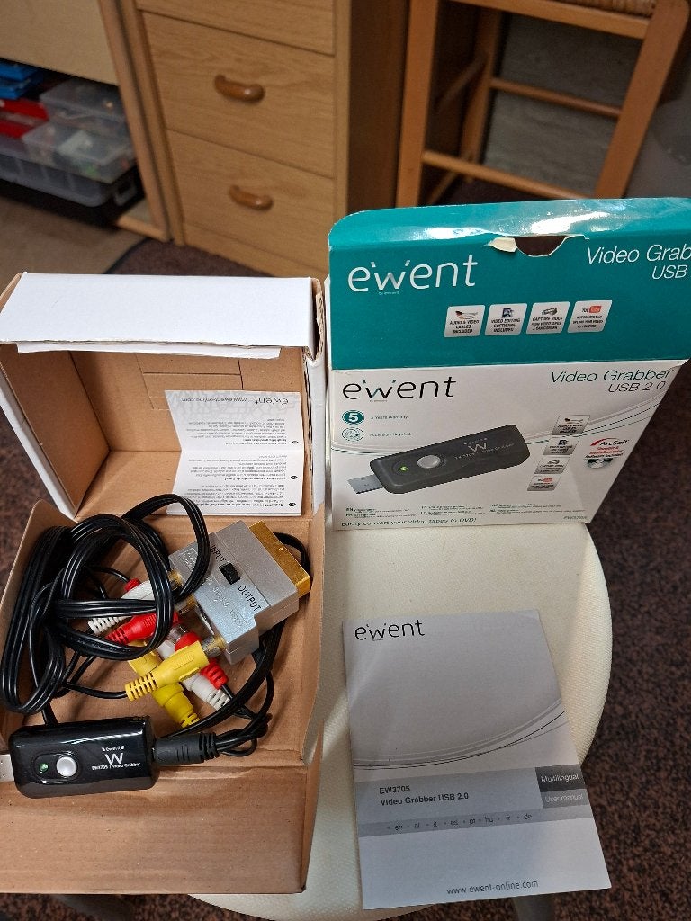 Ewent EW3705 USB 2.0 Video Grabber (in doos), Audio, Tv en Foto, Ophalen of Verzenden