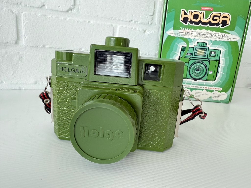 Holga Color Flash / 120CFN Groen, Audio, Tv en Foto, Fotocamera's Analoog, Ophalen of Verzenden, Nieuw, Spiegelreflex, Overige Merken