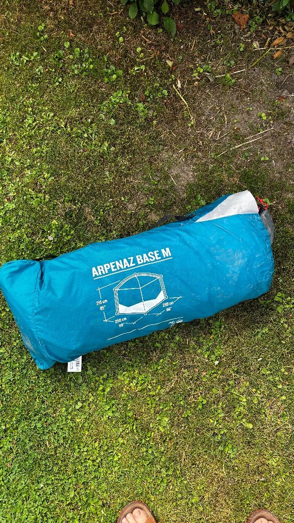 Decathlon Arpenaz Base M, Caravans en Kamperen, Tenten, Ophalen, Gebruikt