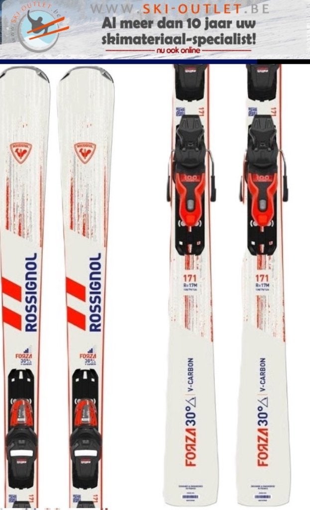 Rossignol Forza 30 Carbon @Ski -Outlet, Sports & Fitness, Ski & Ski de fond, Carving, Enlèvement ou Envoi, Skis, Rossignol