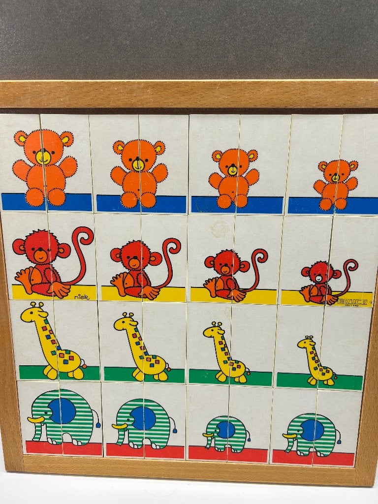 Houten vintage puzzels - Educo, Kinderen en Baby's, Ophalen, Gebruikt, Overige typen
