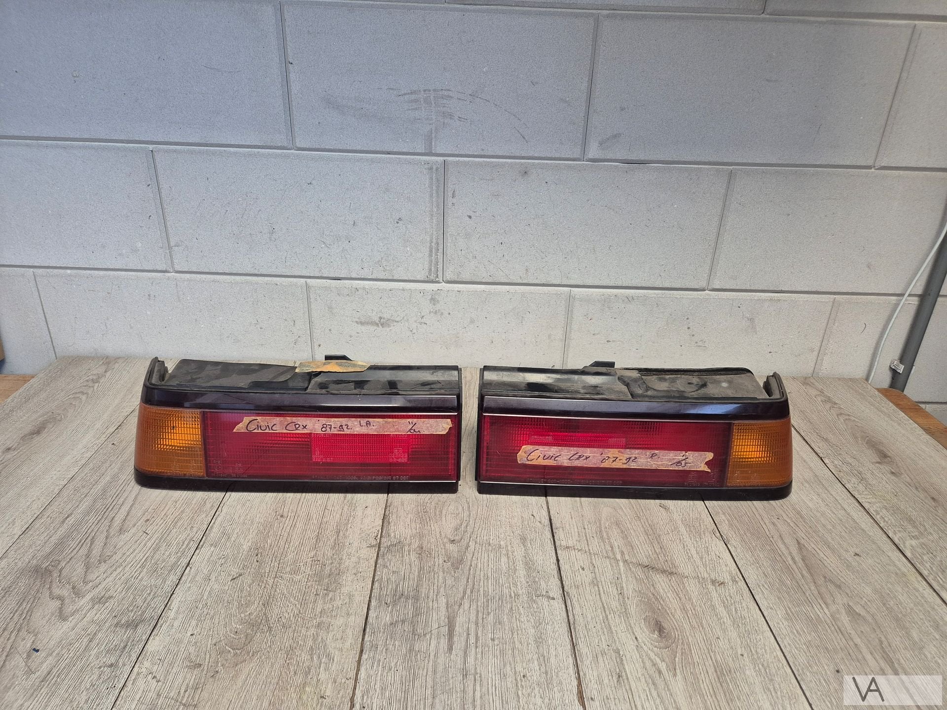 Achterlicht set van Honda Civic CRX 1987 - 1992 origineel, Honda, -, Utilisé, -