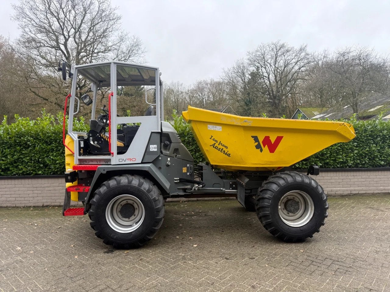 WACKER NEUSON DV 90 dumper duel view wheeldumper 1800 uur!, Articles professionnels, Machines & Construction | Transport