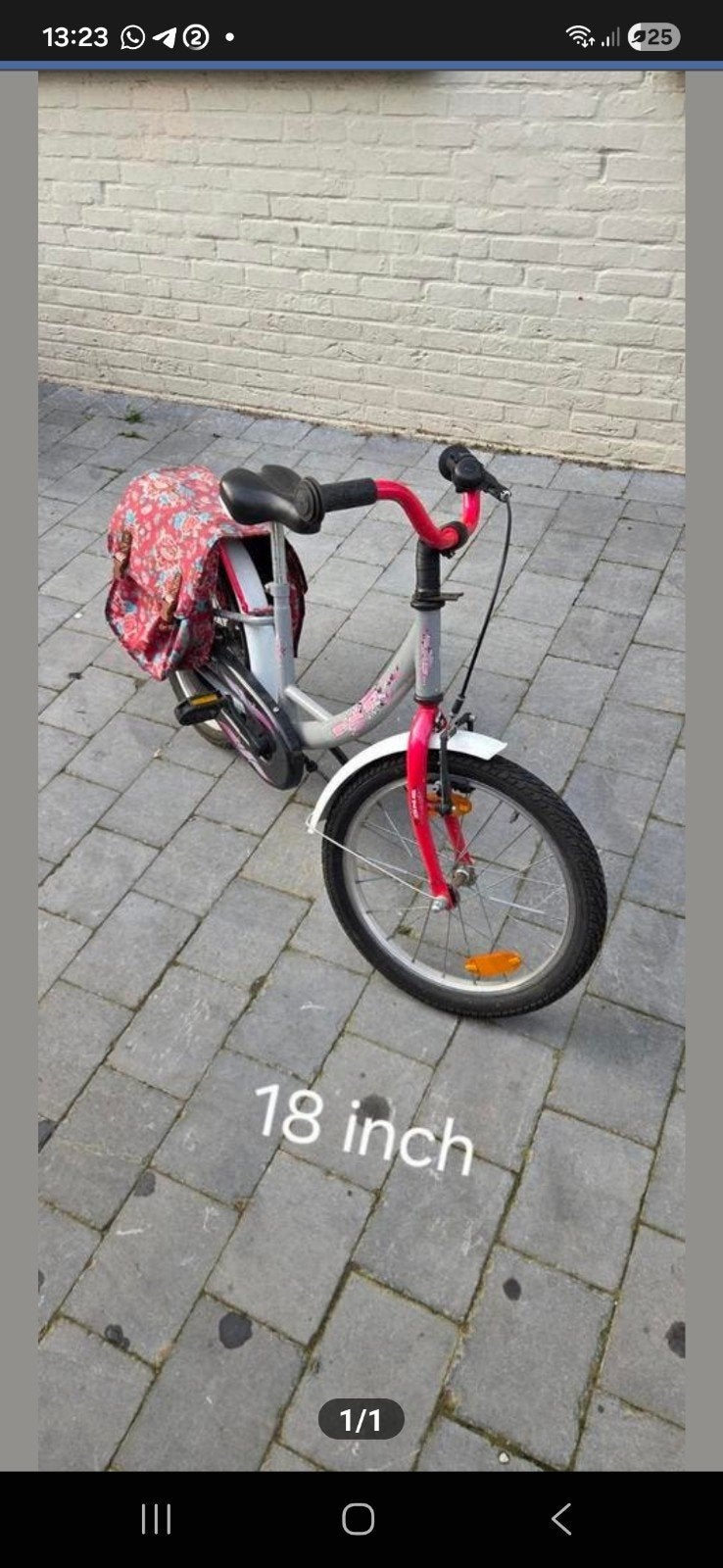 Meisjesfiets 18inch, Fietsen en Brommers, Ophalen