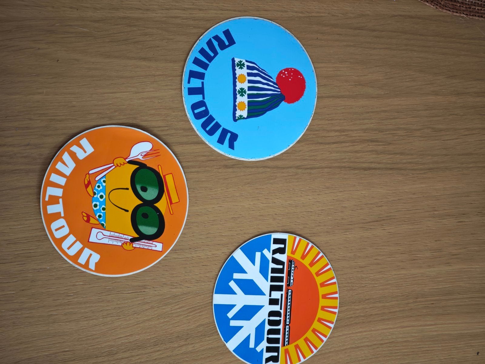 stickers vintage  RailTour SNCB / NMBS, Collections, Trains & Trams, Enlèvement ou Envoi, Comme neuf, Train, Autres types