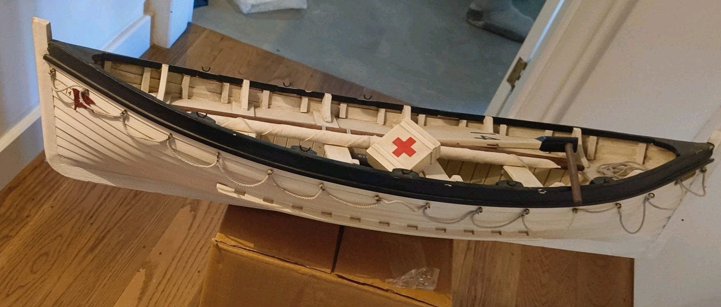 Rms titantic liverpool reddingsboot, Ophalen of Verzenden