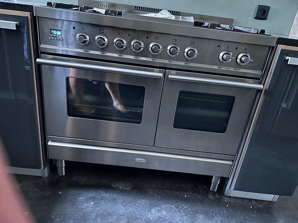 Luxe Boretti gasfornuis: 5 branders, 2 ovens, Teppanyaki, Ophalen