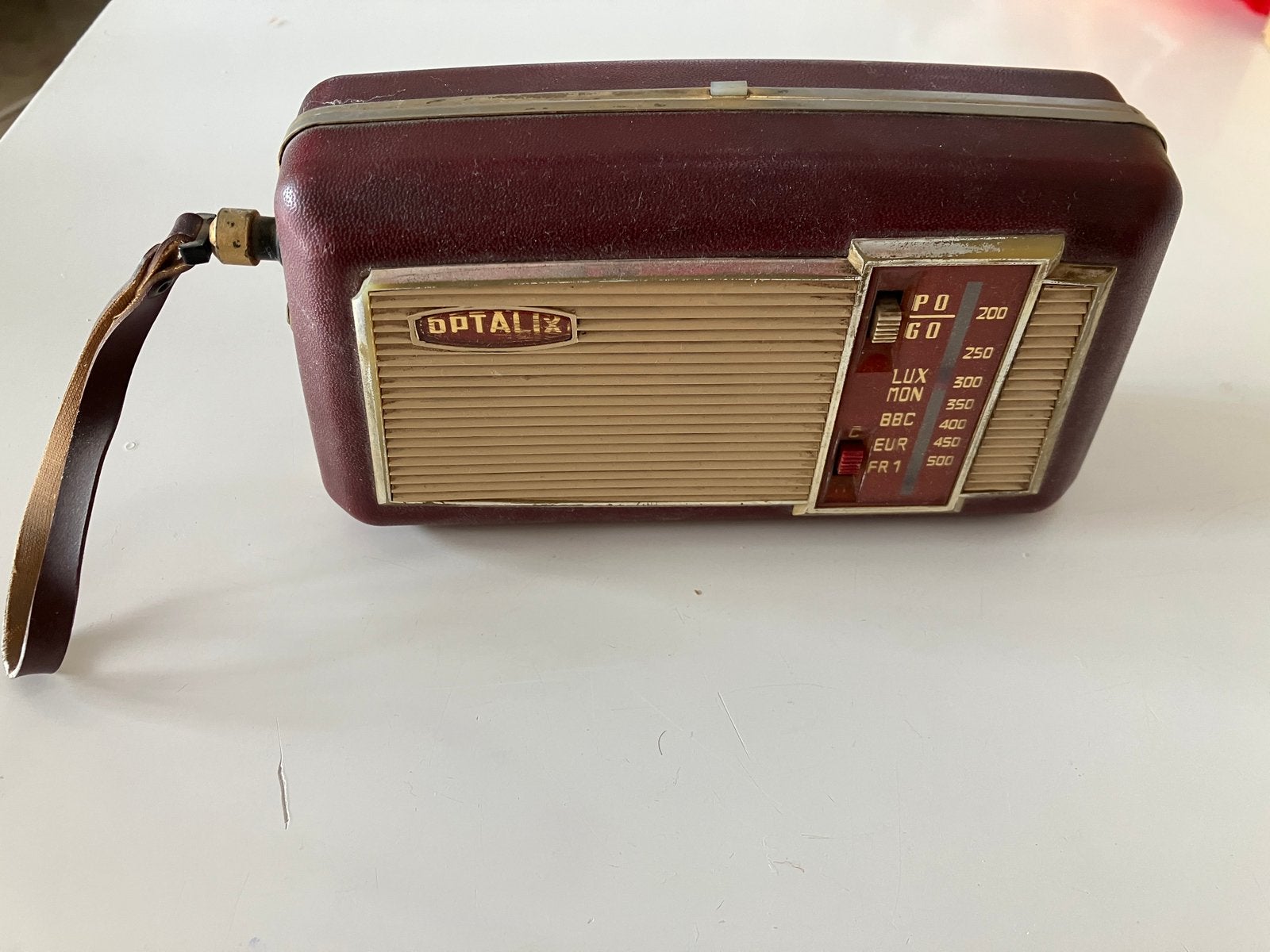 Transistor radio optalix, Antiek en Kunst, Ophalen