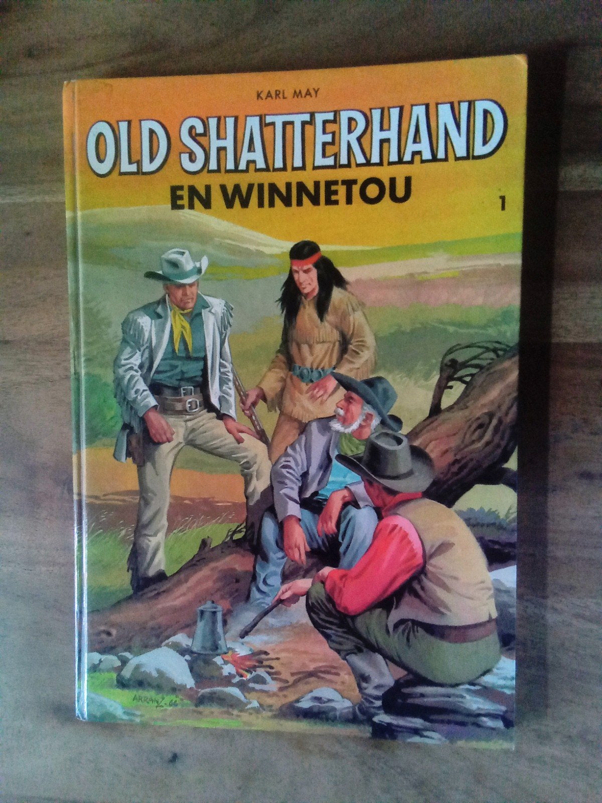 Stripverhaal Old Shatterhand (1966)1ste druk, Livres, BD, Enlèvement ou Envoi