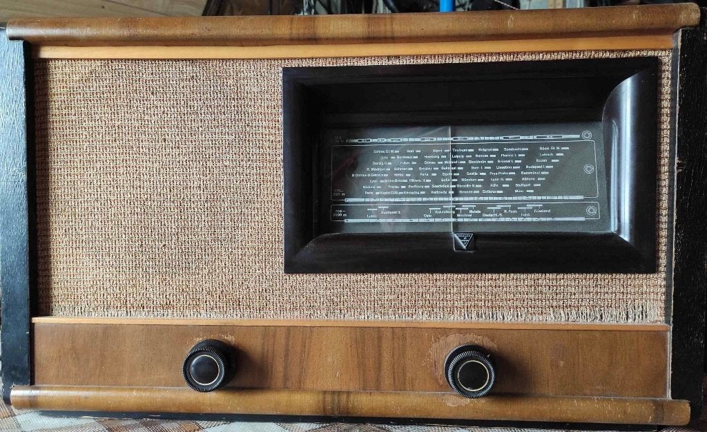 Oude TSF-radio, Antiek en Kunst, Antiek | Tv's en Audio, Ophalen