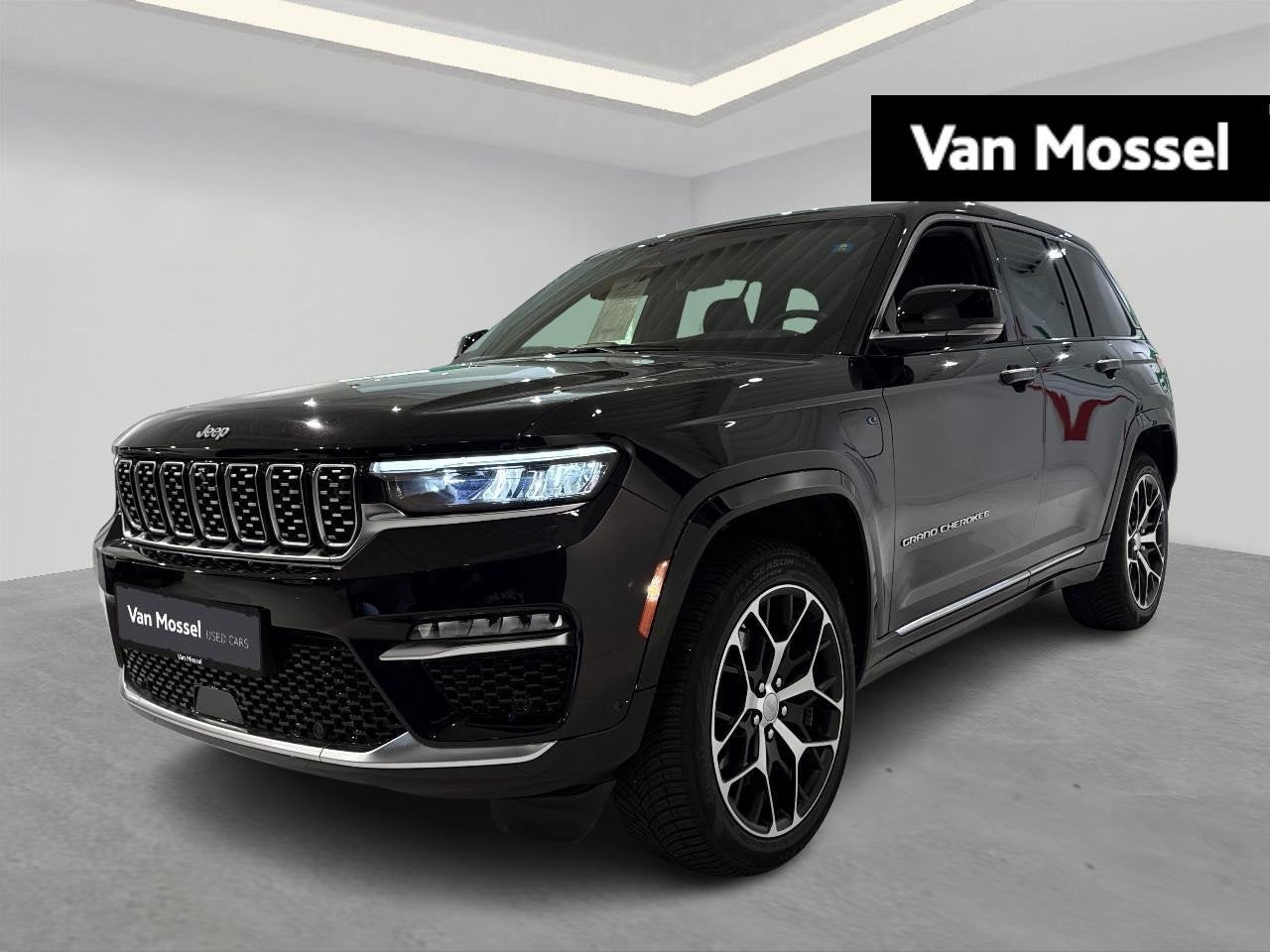 Jeep Grand Cherokee 2.0 4xe 380 PHEV 4WD Summit Reserve, Auto's, Automaat, Stof, Gebruikt, Zwart