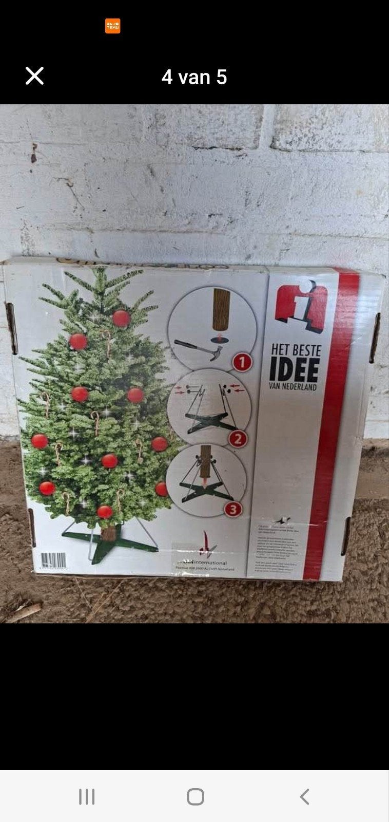 nieuw stevig kerstboom voet, Ophalen of Verzenden