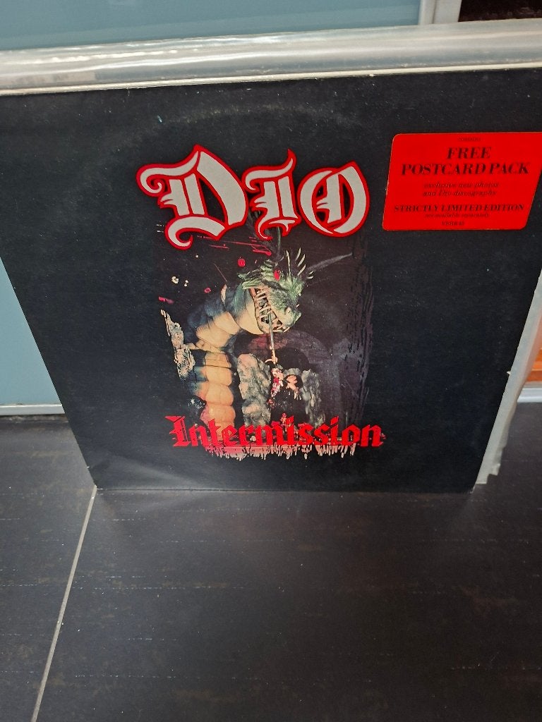 lp - dio - intermission - bak 2, Cd's en Dvd's, LP, Gebruikt, Hardrock, Ophalen of Verzenden