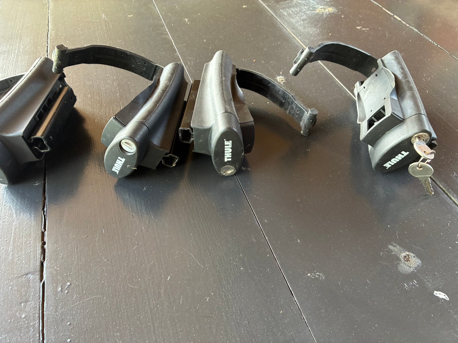 Thule dak drager klemmen, Auto diversen, Ophalen, Gebruikt