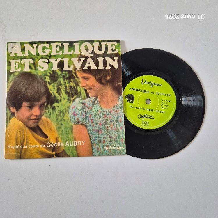 disque vinyl mini 33 tours, de Cecile. Aubry, 7 inch, 1970 - 1979, Utilisé, Édition limitée