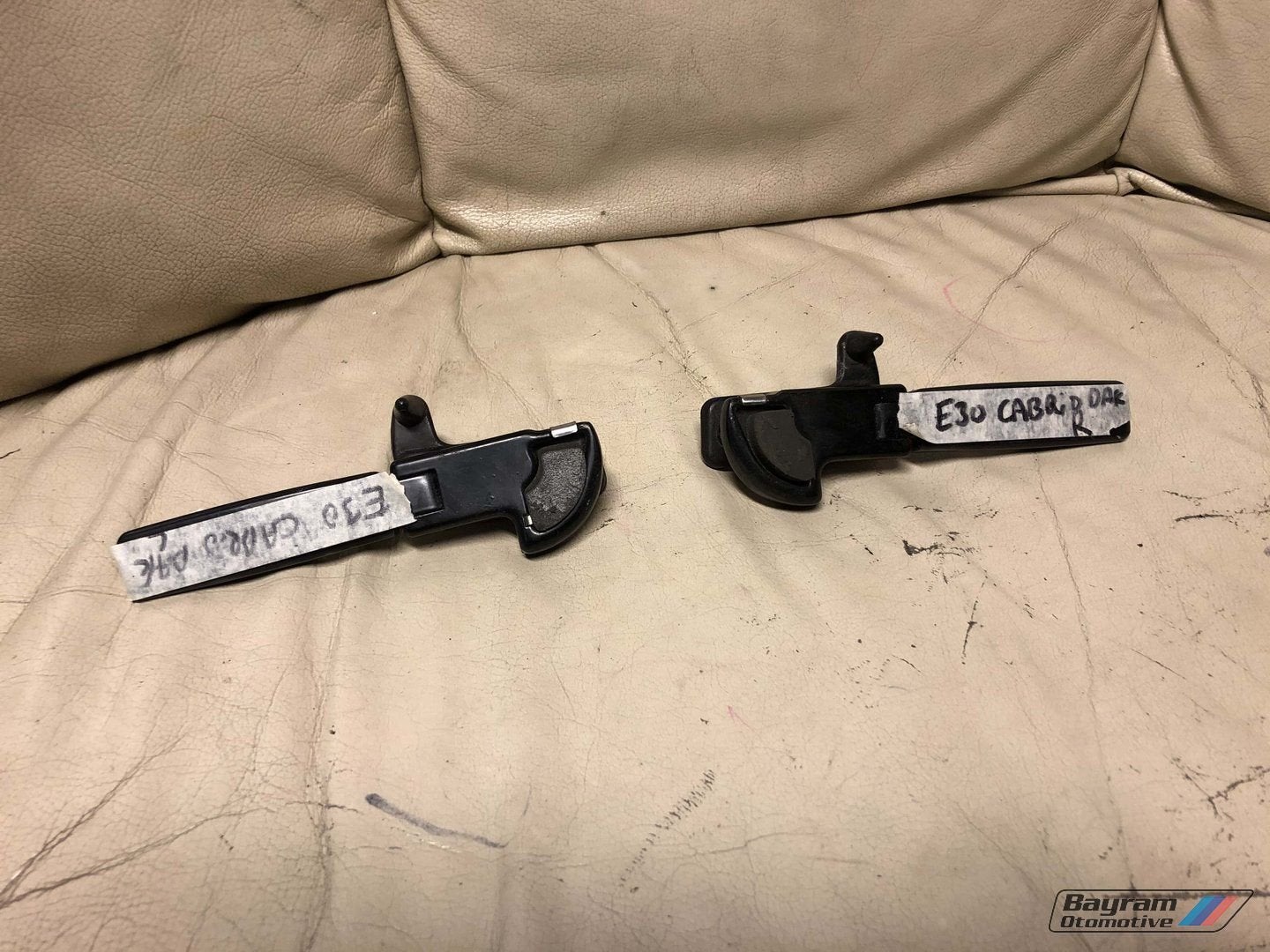 Bmw E30 cabrio dak hendel opener dakvergrendeling 3-serie m, -, Utilisé, -, Enlèvement ou Envoi