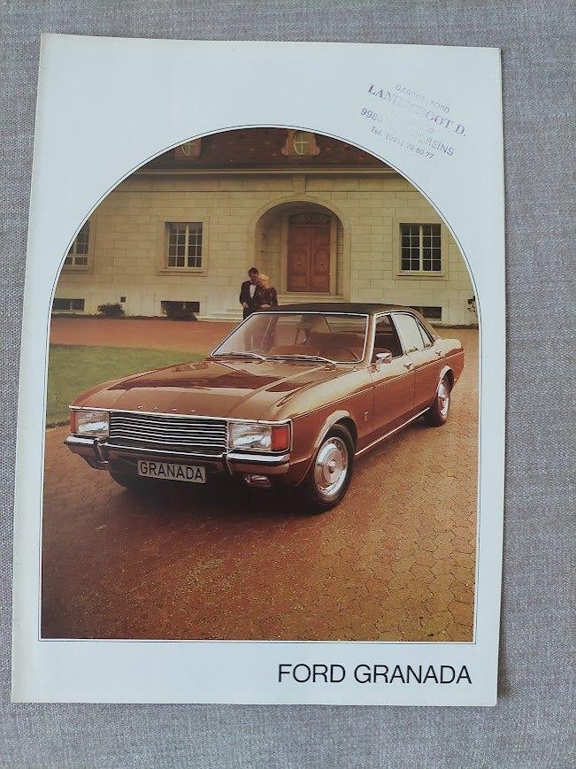 Granada brochure, Ophalen of Verzenden, Zo goed als nieuw, Ford