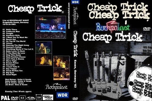 DVD - CHEAP TRICK - LIVE ROCKPALAST 1983, Verzenden, Zo goed als nieuw, Concert