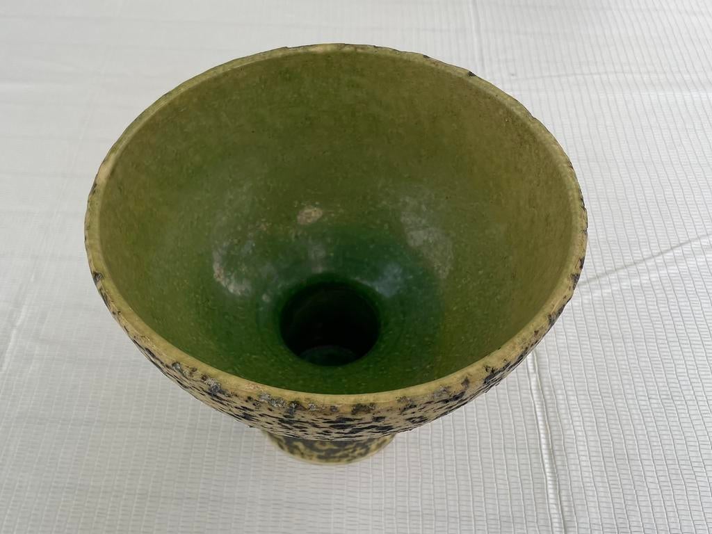 Vintage vaas keramiek decoratie schaal, Tuin en Terras, Ophalen, Gebruikt, Rond, Aardewerk