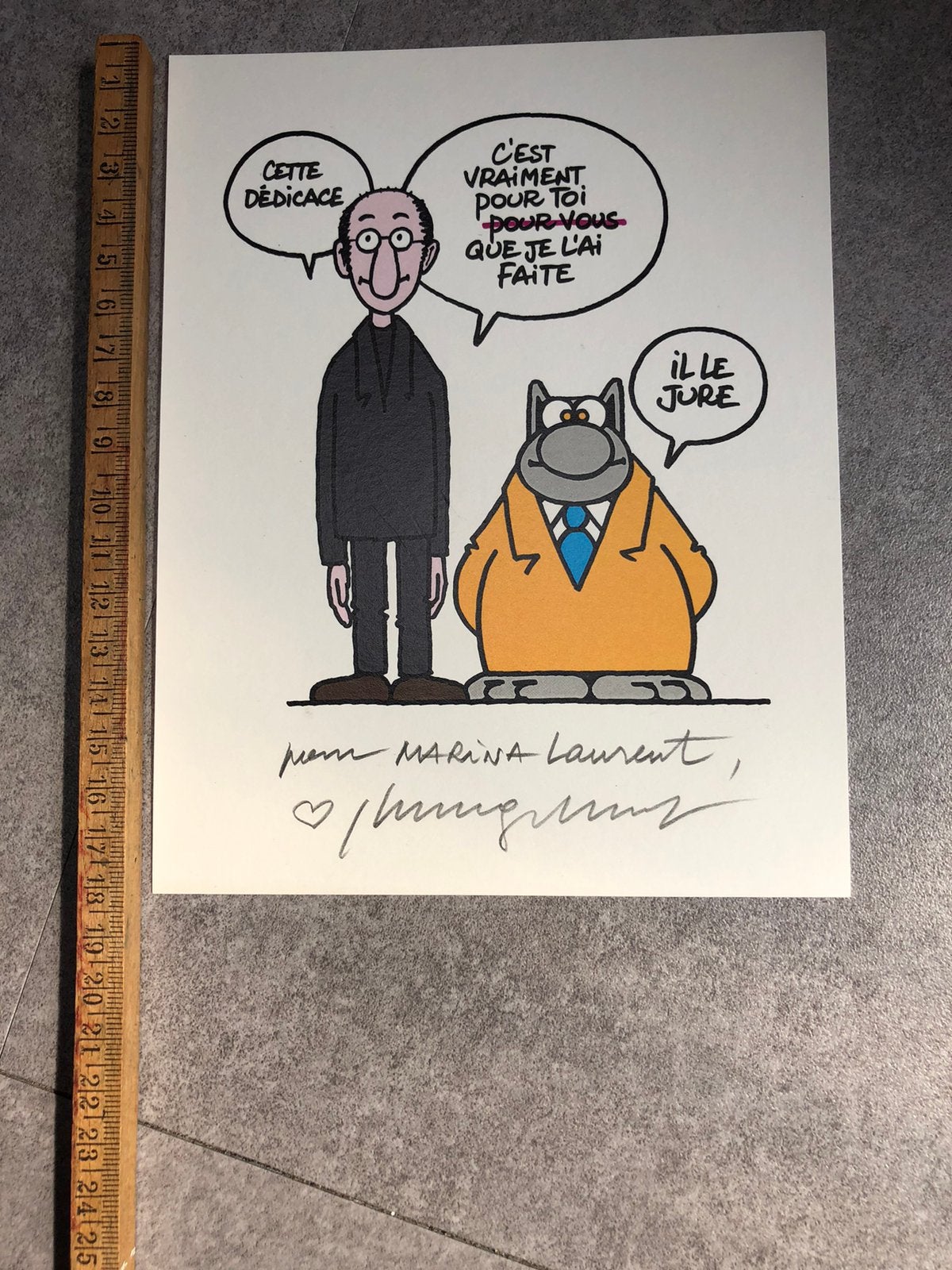 Geluck, Enlèvement