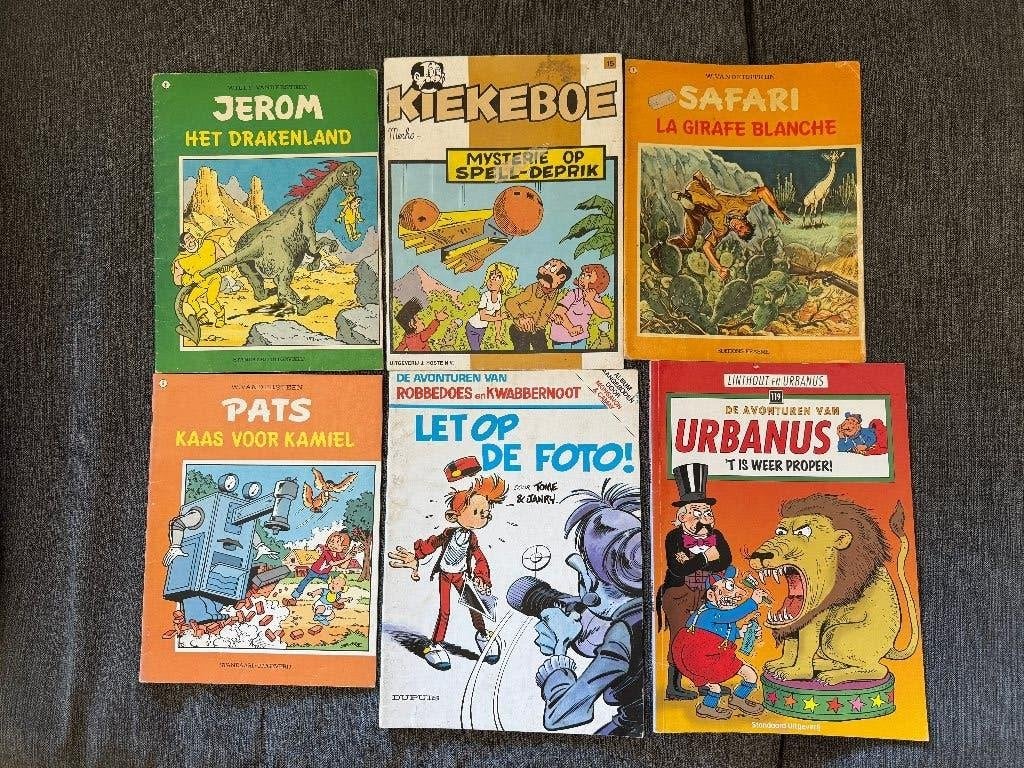 6 bd Urban, Spirou, Peekaboo, Jerom, Pats, Safari, Plusieurs BD, Enlèvement ou Envoi, Utilisé, Verschillende auteurs