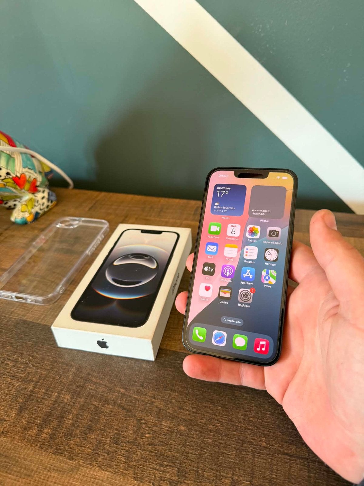 Iphone 16e 128gb nickel, Télécoms, Enlèvement, Comme neuf, IPhone 16e
