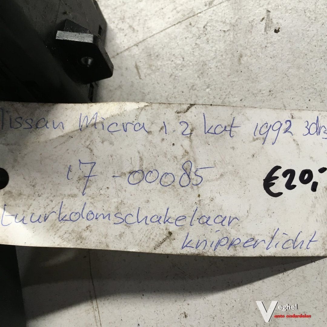 Nissan Micra 1992  1700085  Richtingaanwijzerschakelaar, -, Utilisé, -, -