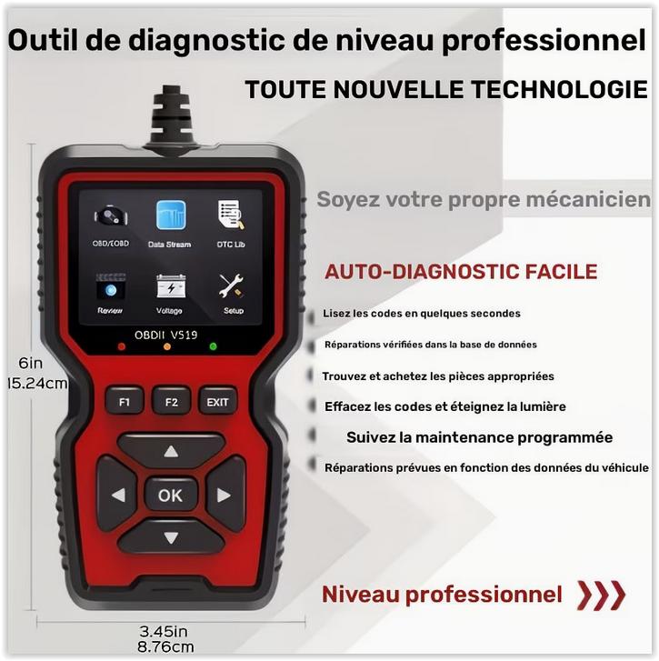 Scanner de Diagnostic Automobile Avancé - Lecteur de, Enlèvement ou Envoi, Neuf