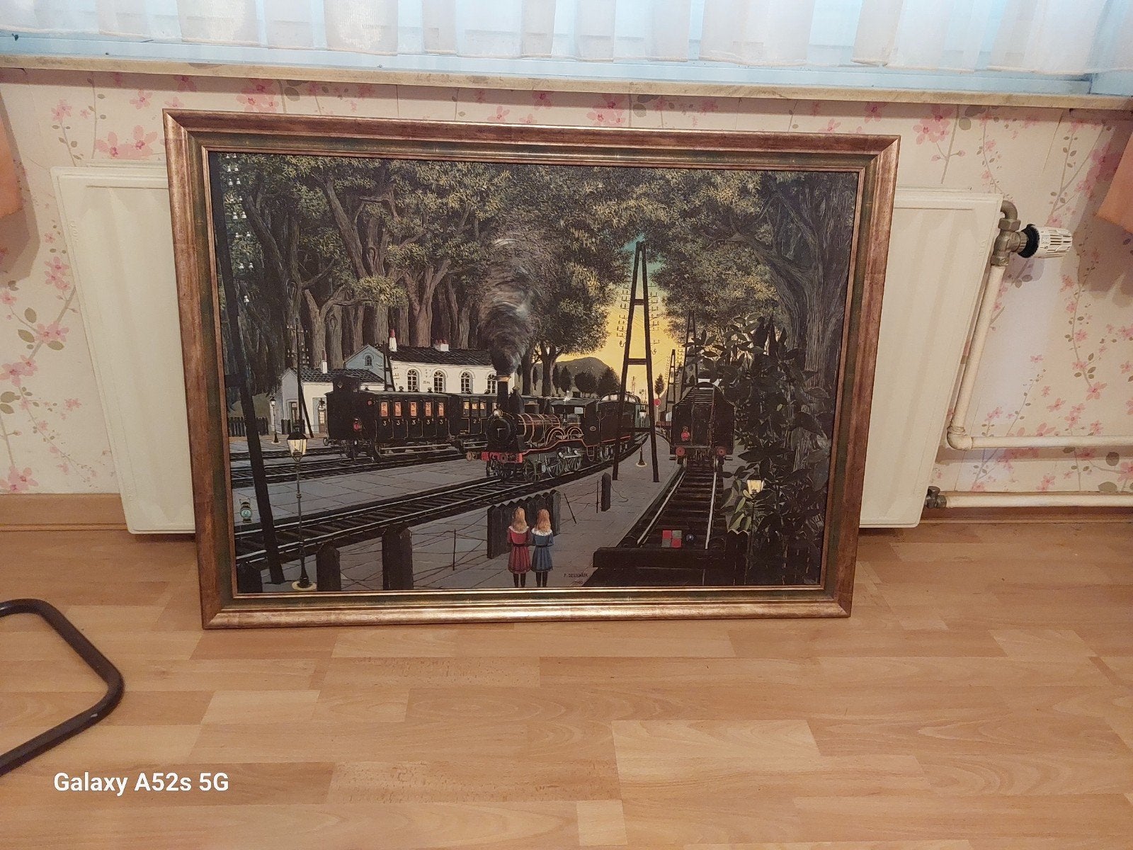 reproduction tableau Paul Delvaux la gare, Enlèvement