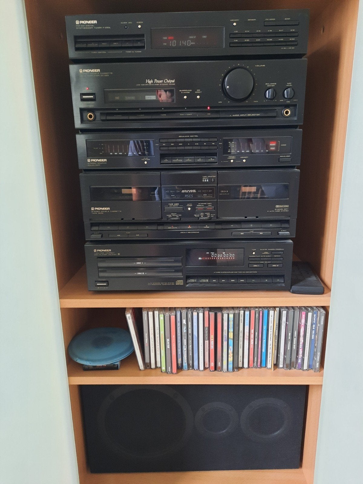 stereoinstallatie Pioneer, Audio, Tv en Foto, Stereoketens, Ophalen, Cassettedeck, Pioneer
