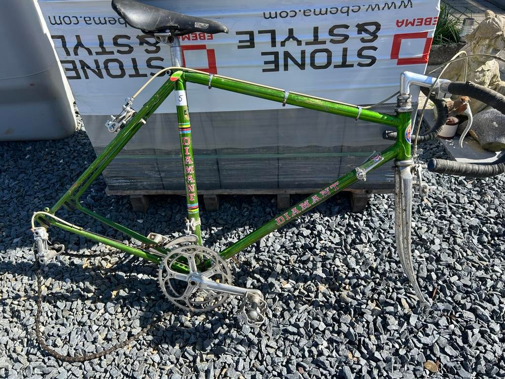Retro fietskader, Ophalen, Gebruikt
