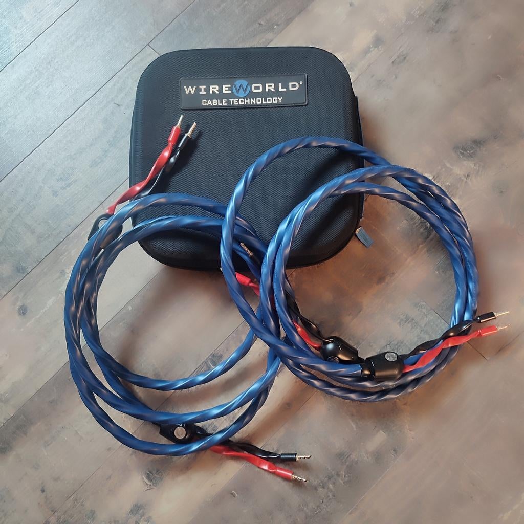 WIREWORLD OASIS 7 KABELS. 2 X 3 METER, Audio, Tv en Foto, Audiokabels en Televisiekabels
