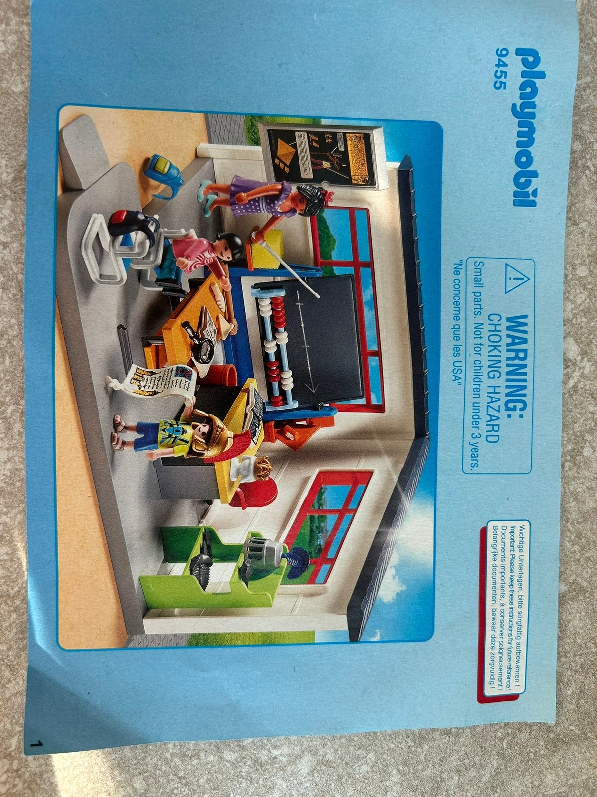 Playmobil History Class (set 9455), Kinderen en Baby's, Speelgoed | Playmobil, Gebouw, Complete set, Ophalen of Verzenden, Zo goed als nieuw