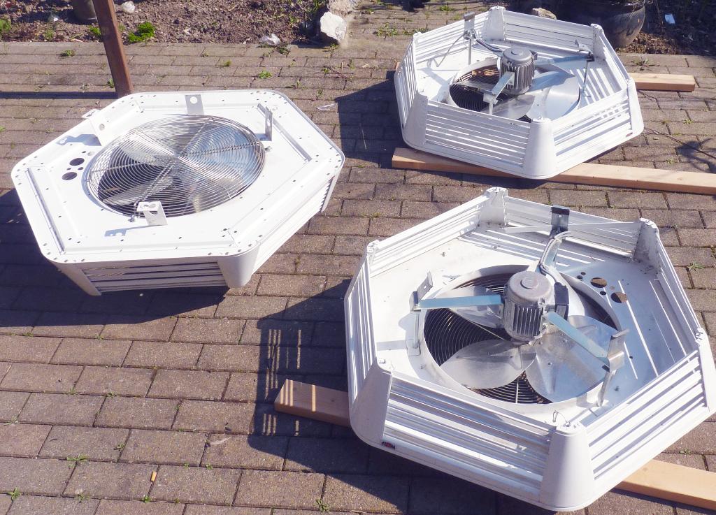 ventilateur industriel, Bricolage & Construction, Ventilation & Extraction, Enlèvement, Comme neuf, Ventilateur