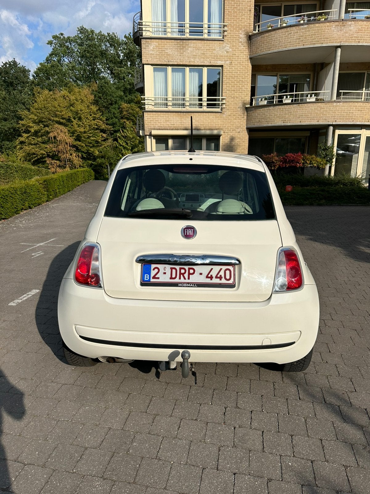 Fiat 500, Auto's, Voorwielaandrijving, 4 zetels, Stof, Wit