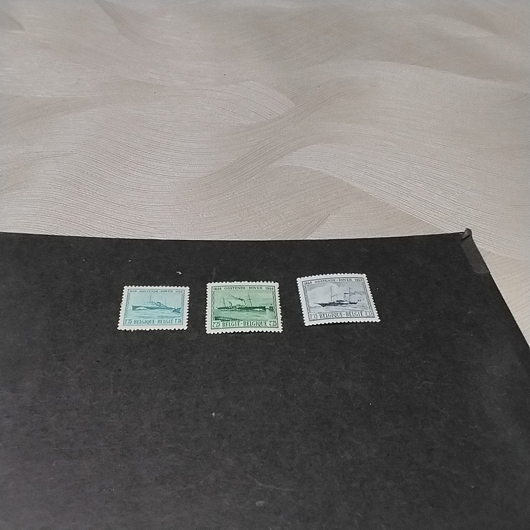 Charnière BELGIUM 725/727 avec coteau 0,75€, Enlèvement ou Envoi