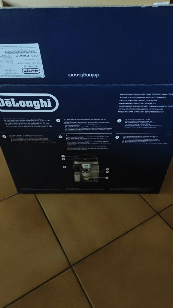 Koffiemachine delonghi, Ophalen, Nieuw, Combi, Afneembaar waterreservoir