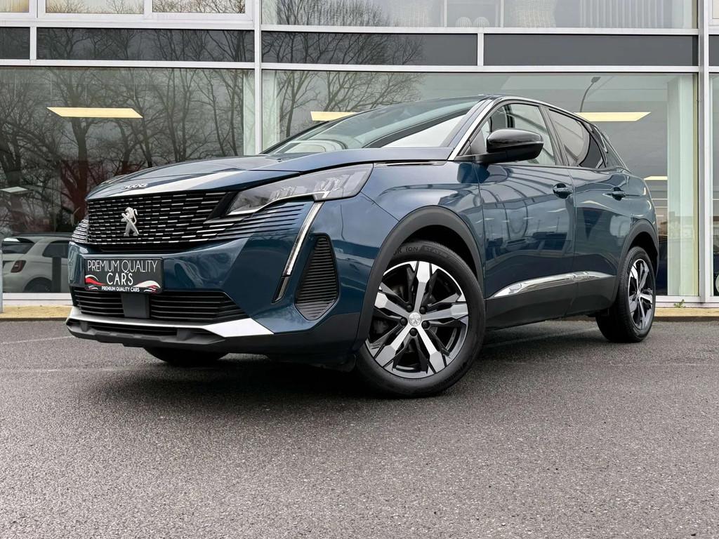 Peugeot 3008 AUTOMAAT / LEDER / CARPLAY / CAMERA / NAVIGATIE, Auto's, Peugeot, Automaat, Gebruikt, Blauw, Leder