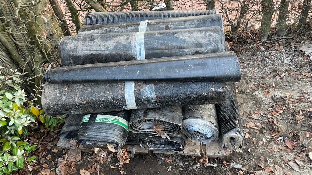 Roofing onderlaag en bovenlaag, Doe-het-zelf en Bouw, Ophalen, Zo goed als nieuw