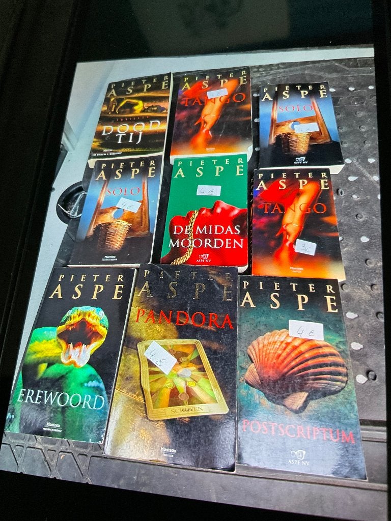 Leesboeken aspen, Ophalen, Gelezen, Pieter Aspe, Nederland