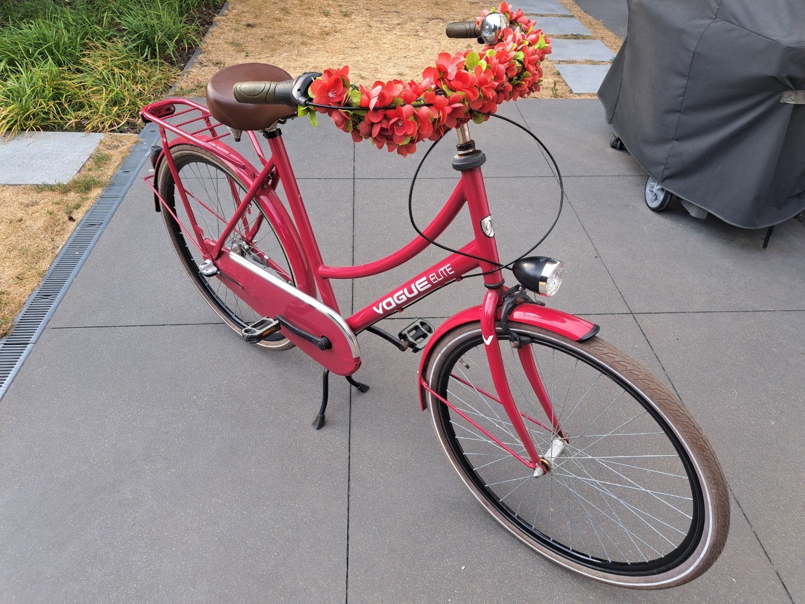 Vogue Elite fiets dames rood, Vélos & Vélomoteurs, Vitesses, Enlèvement, Utilisé, 47 à 50 cm