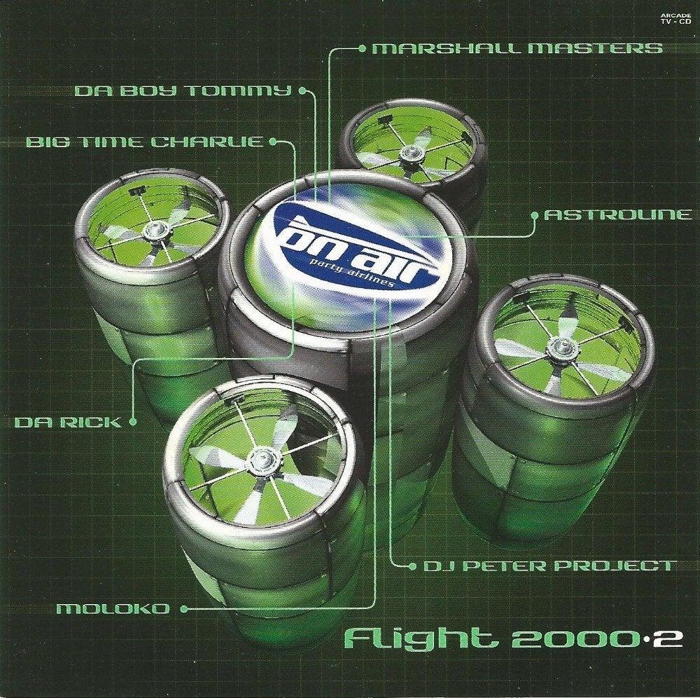 CD * ON AIR PARTY LINES - FLIGHT 2000.2, Ophalen of Verzenden, Gebruikt, Trance