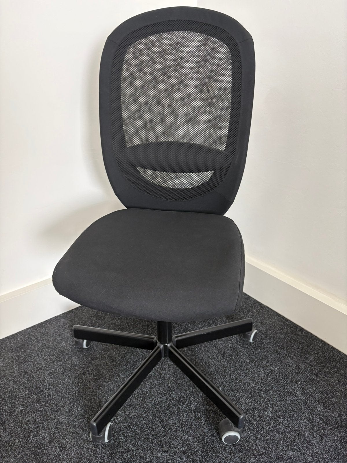 IKEA FLINTAN bureaustoel, Maison & Meubles, Enlèvement, Comme neuf, Noir, Chaise de bureau