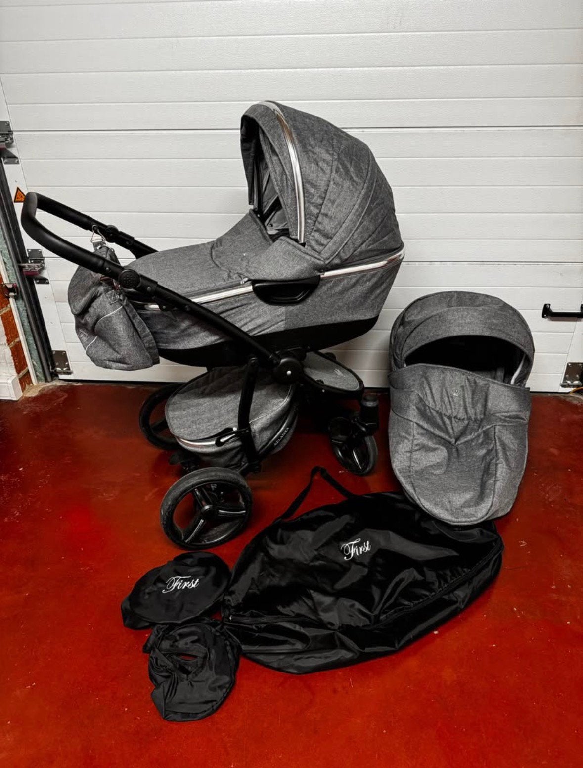 3 in 1 Kinderwagen First Atlanta, Ophalen, Zo goed als nieuw, Kinderwagen, Overige merken