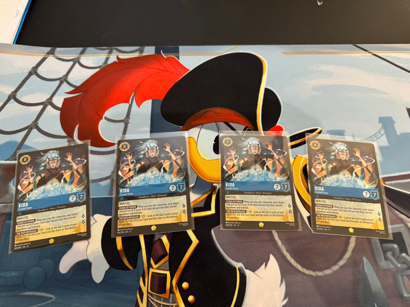 Lorcana - 4x Legendary Kida crystal Scion, Ophalen of Verzenden, Nieuw