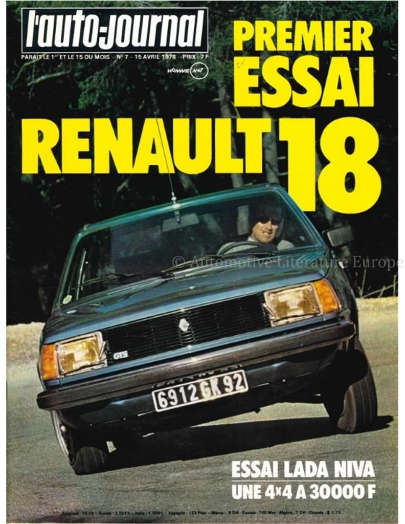 l'auto-journal, Ophalen, Tijdschrift