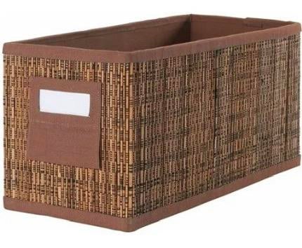 IKEA - Opbergdoos voor Cd’s - Bamboe - 2 stuks, Huis en Inrichting, Mand, Nieuw, Ophalen of Verzenden, Riet