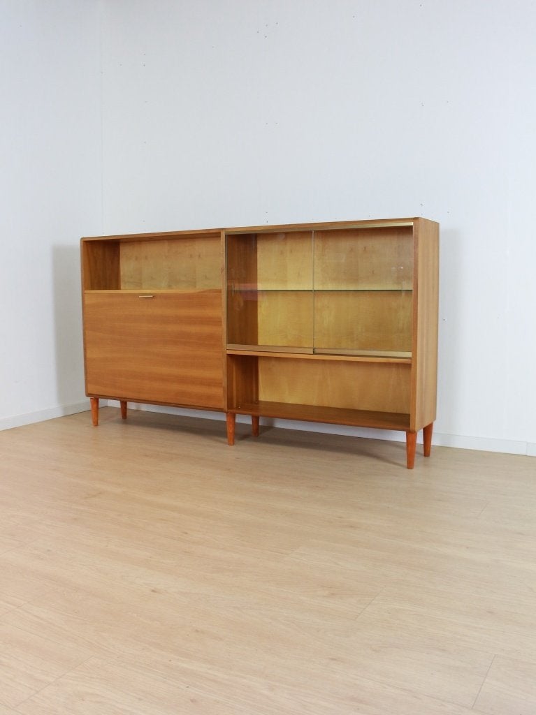 vintage vitrine kast – A. Patijn, Zijlstra Joure, Avec tablette(s), Vintage, Enlèvement, Utilisé