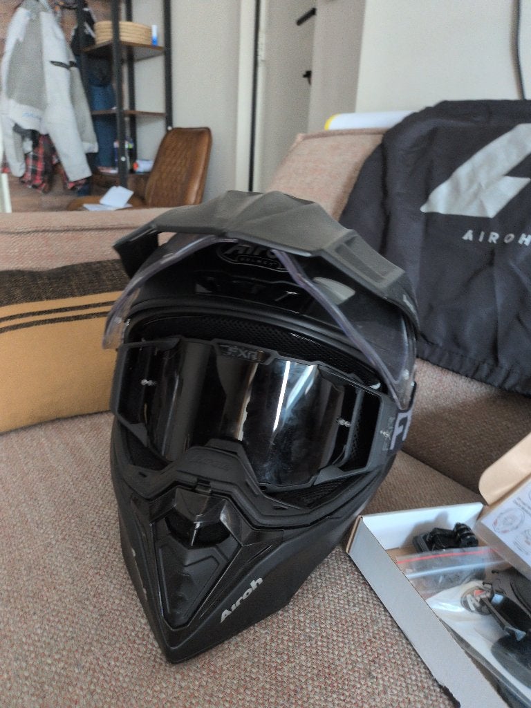 Motorhelm off_road, Motoren, XXL, Tweedehands, Ophalen, Overige merken