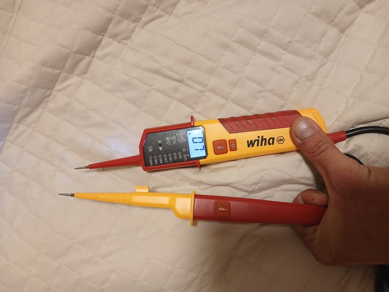 spanningmeter, Ophalen